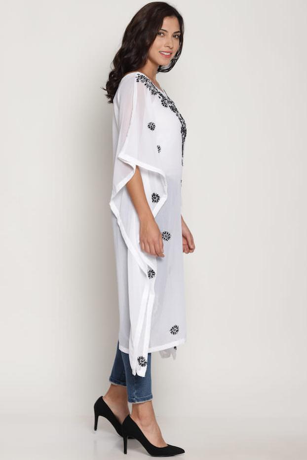 Chikankari Kaftan